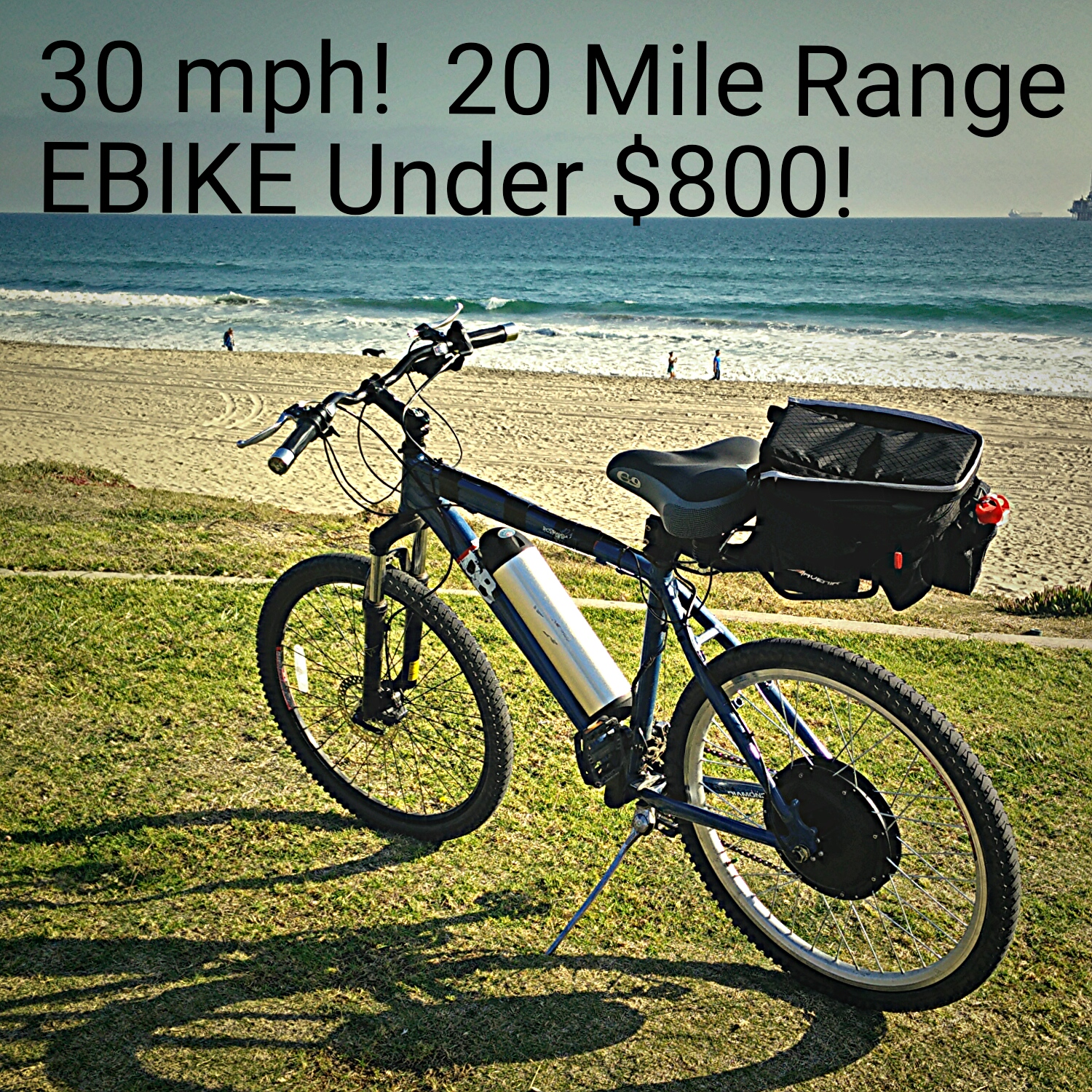30 mph! 20 Mile Range EBIKE Under $800!